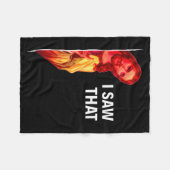 Funny Jesus Meme I Saw That Christian Quote Joke G フリースブランケット (正面(横))