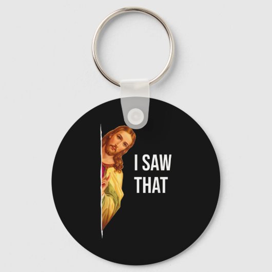 Funny Jesus Meme Quote - Mens & Womens Clic Fi キーホルダー (正面)