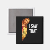 Funny Jesus Meme Quote - Mens & Womens Clic Fi マグネット (正面/裏面)