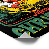 Funny Jesus Santa The Boys Are Back In Town Merry  ポスター (角)