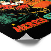 Funny Jesus Santa The Boys Are Back In Town Merry  ポスター (角)