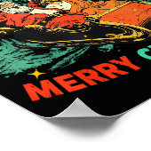 Funny Jesus Santa The Boys Are Back In Town Merry  ポスター (角)