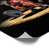 Funny Jesus Weightlifting Christian Gym Humor  ポスター (角)