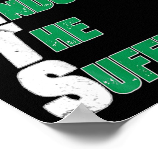 Funny Jets Just Endure The Suffering Football  ポスター (角)