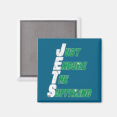 Funny Jets Just Endure The Suffering Football  マグネット (正面/裏面)