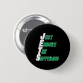 Funny Jets Just Endure The Suffering Football  缶バッジ (正面&裏面)