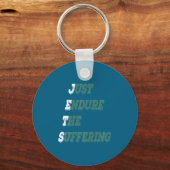 Funny Jets Just Endure The Suffering New York Foot キーホルダー (正面)