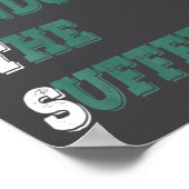 Funny Jets Just Endure The Suffering New York Foot ポスター (角)