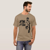 Funny Jew Jitsu Jiu Jitsu Martial Arts Tシャツ (正面フル)