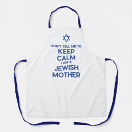 Funny Jewish Mother Star of David Cooking エプロン