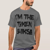 Funny Jewish Shiksa Hebrew Yiddish Tシャツ (正面)