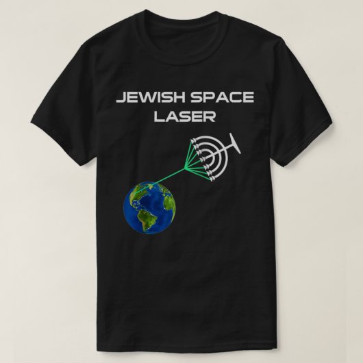 Funny Jewish Space Laser Lazer  Tee Congress Woman Tシャツ (デザイン正面)