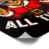 Funny Jingle 67 All The Way Santa Trendy Six Seven ポスター (角)