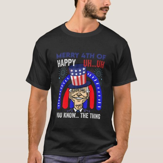 Funny Joe Biden 4Th Of July Independence Day Ameri Tシャツ (正面)