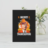 Funny Joe Biden Confused Merry Thanksgiving For Ha 招待状 (スタンド正面)