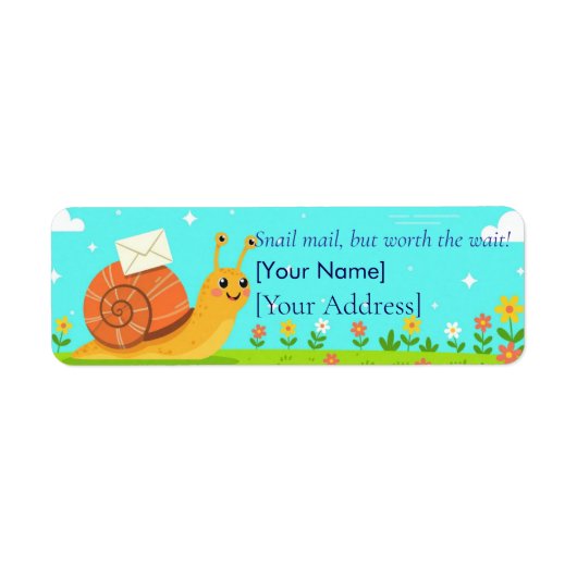 Funny Joke Return Address Labels ラベル (正面)