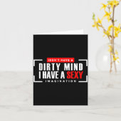 Funny Jokes Saying Men Women Novelty Apparel I Don カード (黄色い花)