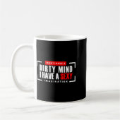 Funny Jokes Saying Men Women Novelty Apparel I Don コーヒーマグカップ (左)