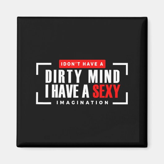 Funny Jokes Saying Men Women Novelty Apparel I Don マグネット (正面)