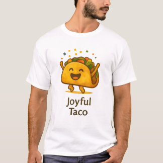 Funny Joyful Taco T-Shirt | Cute Foodie Fiesta Tee Tシャツ
