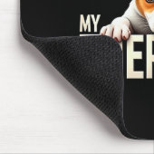 Funny Jrt Puppy My Therast Jack Russell Terrier Do マウスパッド (コーナー)