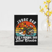 Funny Judge Gift Judge Dad Judge Top Judge Gift カード (黄色い花)