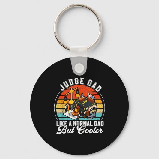 Funny Judge Gift Judge Dad Judge Top Judge Gift  キーホルダー (正面)