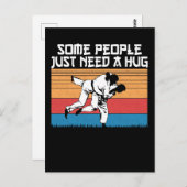 Funny Judo Joke Jiu Jitsu Martial Arts Humor ポストカード (正面/裏面)