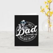 Funny Just A Dad Who Always Came Back With The Mil カード (黄色い花)