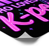 Funny Just A Girl Who Loves K-p  ポスター (角)