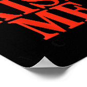 Funny Just Kiss Me We Can Talk Later Valentine's D ポスター (角)