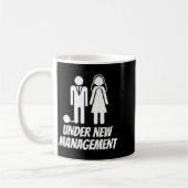 Funny Just Married , Fun Newlywed Gag For Men  コーヒーマグカップ (左)