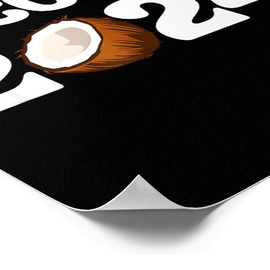 Funny Kamala Harris 2024 Statement Democrat Coconu ポスター (角)