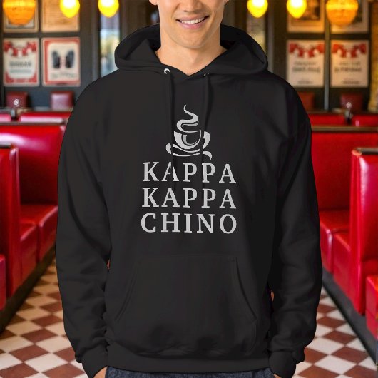 Funny Kappa Kappa Chino Greek Lifestyle Black パーカ