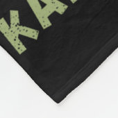 Funny Karate Dinosaur Karatesaurus T-rex Graphic K フリースブランケット (角)