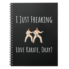 Funny Karate Gifts For Her Him Adult Fighter ノートブック