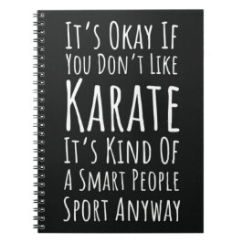 Funny Karate Gifts Martial Arts Humor Sarcastic ノートブック