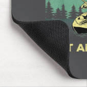 Funny Kayaking Design For Men Women Paddling Canoe マウスパッド (コーナー)