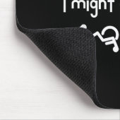 Funny Keep Staring I Might Do A Trick Wheelchair  マウスパッド (コーナー)