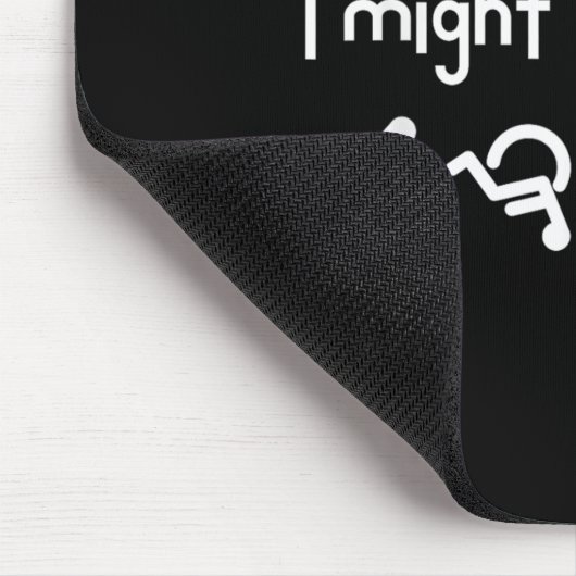 Funny Keep Staring I Might Do A Trick Wheelchair  マウスパッド (コーナー)