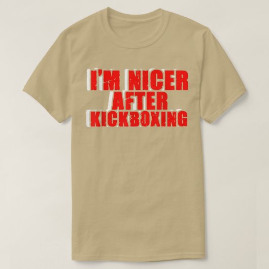 Funny Kickboer Fighter Kickboing MMA Martial Arts  Tシャツ (デザイン正面)