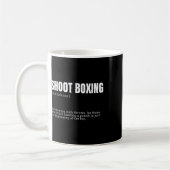 Funny Kickboxing Enthusiast Dictionary Definition  コーヒーマグカップ (左)