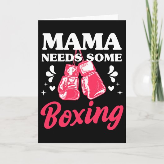Funny Kickboxing Mama Needs Some Boxing Training G カード (正面)