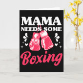 Funny Kickboxing Mama Needs Some Boxing Training G カード (黄色い花)