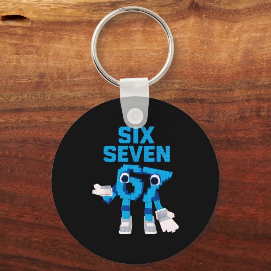 Funny Kid Meme Six Seven 6 7 Italian Brainrot Bruh キーホルダー (正面)