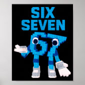 Funny Kid Meme Six Seven 6 7 Italian Brainrot Bruh ポスター (正面)