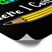 Funny Kids Back To School Watch Out 6th Grade Here ポスター (角)