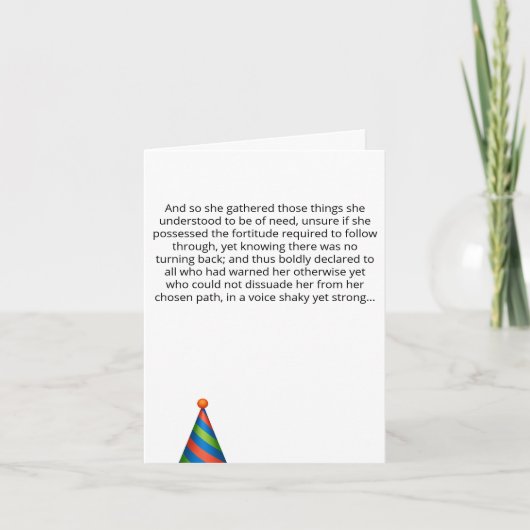 Funny Kids' Birthday Party On Purpose 招待状 (正面)