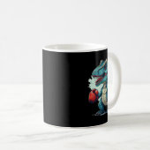 Funny Kids Boxing Dinosaur With Boxing Gloves Cost コーヒーマグカップ (正面右)