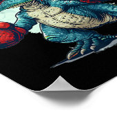 Funny Kids Boxing Dinosaur With Boxing Gloves Cost ポスター (角)